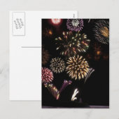 het briefkaart van het ballybunionvuurwerk (Voorkant / Achterkant)