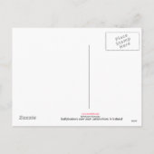 het briefkaart van het ballybunionvuurwerk (Achterkant)