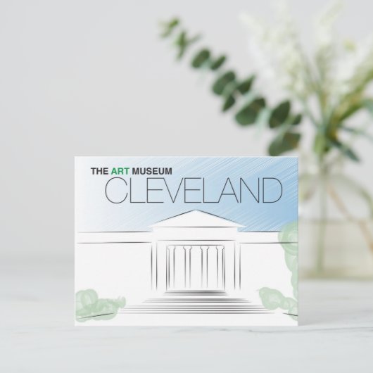 Het Briefkaart van het Cleveland Art Museum (Staand voorkant)