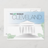 Het Briefkaart van het Cleveland Art Museum (Voorkant / Achterkant)
