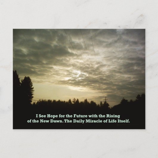 Het briefkaart van het dagelijks wonder (Voorkant)