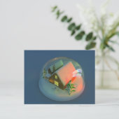 Het Briefkaart van het de sneeuwwereldbol van het (Staand voorkant)