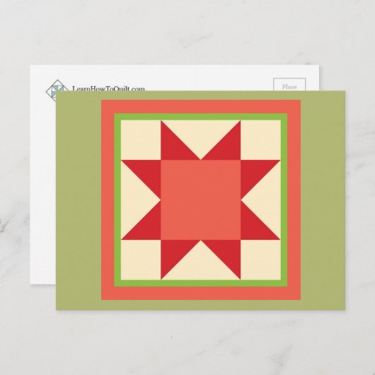 Het Briefkaart van het Dekbed van Kerstmis - de (Voorkant / Achterkant)