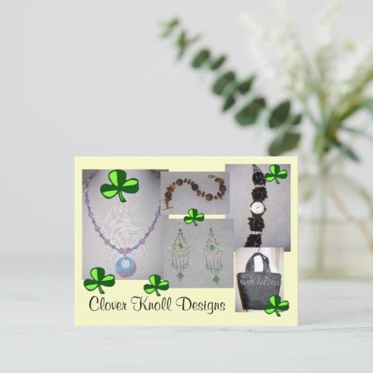 Het Briefkaart van het Design van het Heuveltje (Staand voorkant)