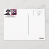 Het Briefkaart van het drummer-man door mojisola A (Achterkant)