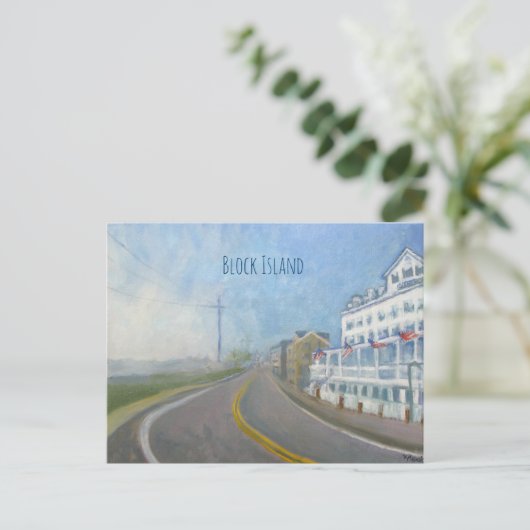 Het Briefkaart van het Eiland van het blok, die (Staand voorkant)