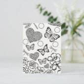 Het briefkaart van het Florence ontwerp kleur uw e (Staand voorkant)