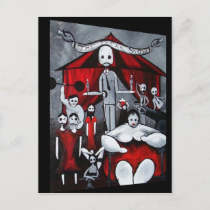 Het Briefkaart van het Freak-Show