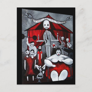 Het Briefkaart van het Freak-Show