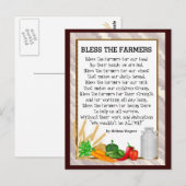 Het briefkaart van het gedicht van de Boeren (Voorkant / Achterkant)