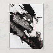 het briefkaart van het gothicmeisje (Voorkant)