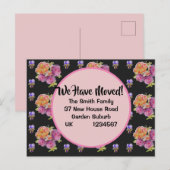 Het Briefkaart van het het Patroon van het roos Ni (Voorkant / Achterkant)