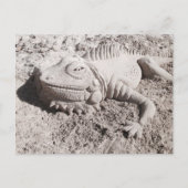 Het briefkaart van het het zandbeeldhouwwerk van (Voorkant)