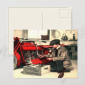 Het Briefkaart van het Hoesje van het tijdschrift  (Voorkant / Achterkant)