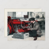 Het Briefkaart van het Hoesje van het tijdschrift  (Voorkant / Achterkant)