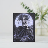 Het Briefkaart van het hoogtribaal-fusiewaterpante (Staand voorkant)