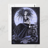 Het Briefkaart van het hoogtribaal-fusiewaterpante (Voorkant / Achterkant)