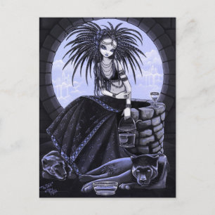 Het Briefkaart van het hoogtribaal-fusiewaterpante