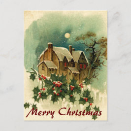 Het Briefkaart van het Huis van Kerstmis