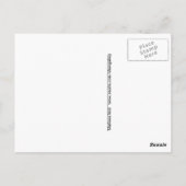 Het briefkaart van het Idool van de matinee (Achterkant)