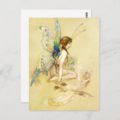 Het Briefkaart van het Kostuum van de fee (Voorkant / Achterkant)