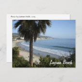 Het briefkaart van het Laguna Beach (Voorkant / Achterkant)