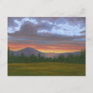 Het Briefkaart van het landschap van de Berg van