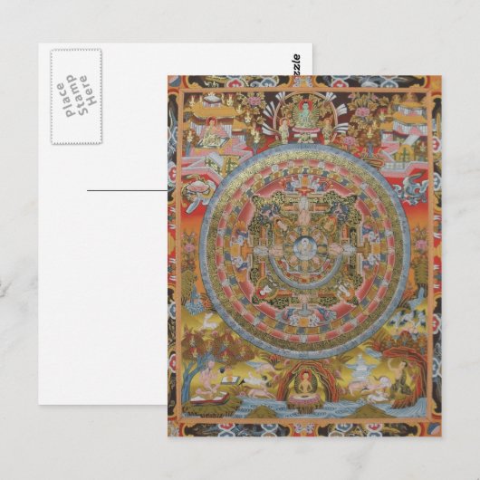 Het Briefkaart van het Leven van Boedha (Voorkant / Achterkant)