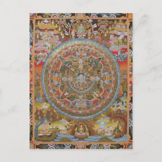 Het Briefkaart van het Leven van Boedha (Voorkant)