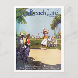 Het briefkaart van het Leven van het Palm Beach
