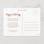 Het Briefkaart van het Lijst van de Foto van (Achterkant)