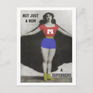 Het Briefkaart van het Mamma van Superhero