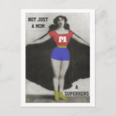 Het Briefkaart van het Mamma van Superhero (Voorkant)