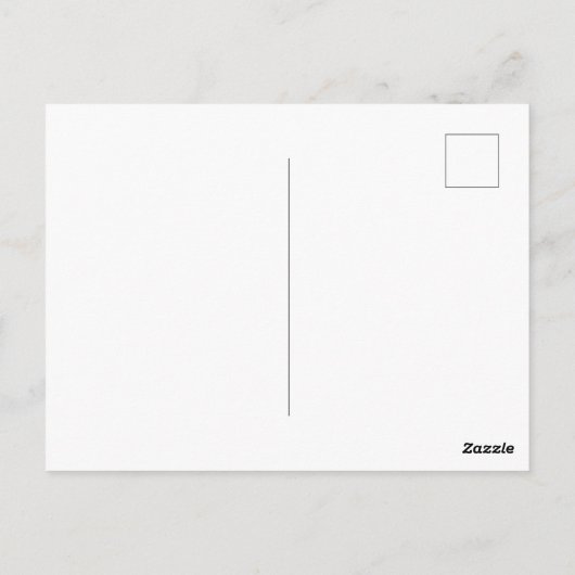 Het Briefkaart van het mannetje (Achterkant)