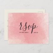 Het Briefkaart van het Manuscript van de Waterverf (Voorkant / Achterkant)