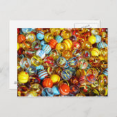 Het briefkaart van het marmer (Voorkant / Achterkant)