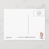 Het briefkaart van het Meisje van de Valentijnsdag (Achterkant)
