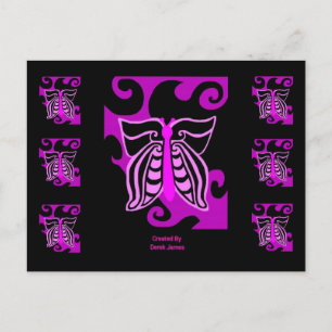 Het Briefkaart van het Ontwerp van de vlinder