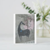 Het Briefkaart van het Paard van Graffiti (Staand voorkant)