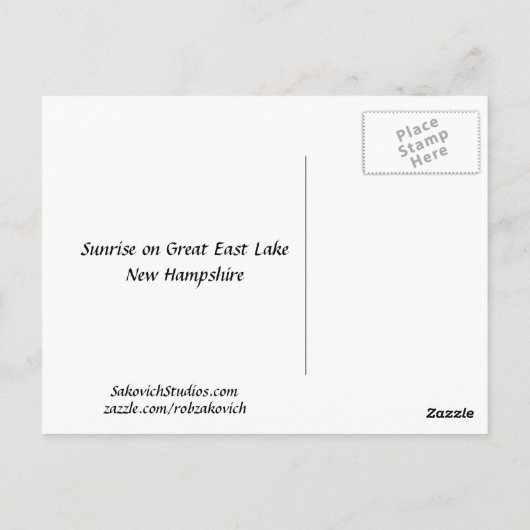 Het Briefkaart van het Palet van naturen (Achterkant)