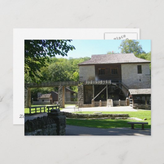 Het Briefkaart van het Park van de Staat van de (Voorkant / Achterkant)