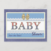 Het Briefkaart van het Patriottisch Baby shower va (Voorkant)