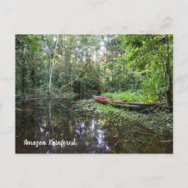Het Briefkaart van het Regenwoud van Amazonië