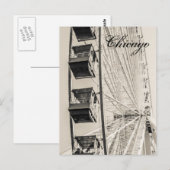 Het Briefkaart van het Reuzenrad van de Pijler van (Voorkant / Achterkant)