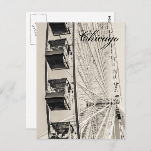 Het Briefkaart van het Reuzenrad van de Pijler van (Voorkant / Achterkant)