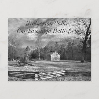 Het Briefkaart van het Slagveld van Chickamauga