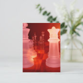 Het Briefkaart van het Spel van het schaak (Staand voorkant)