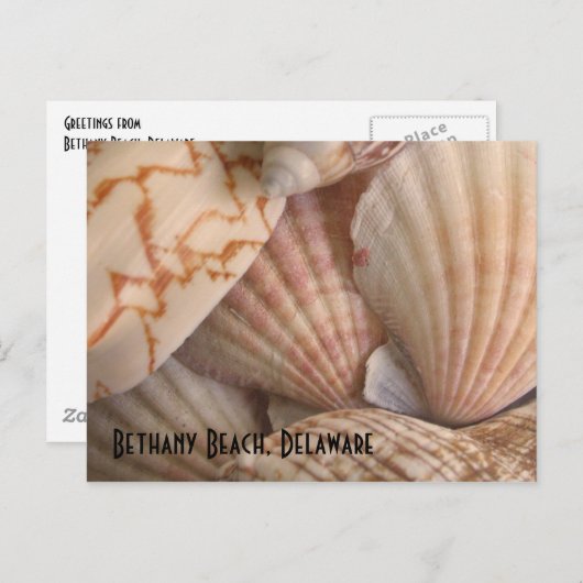 Het Briefkaart van het Strand van Bethany (Voorkant / Achterkant)