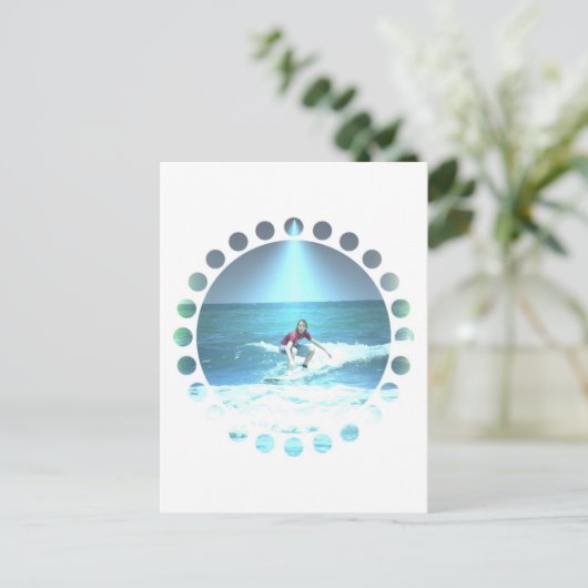 Het Briefkaart van het Surf vangen (Staand voorkant)