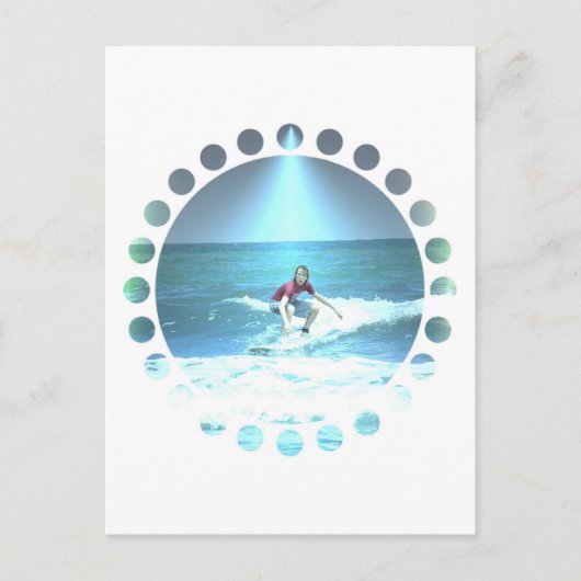 Het Briefkaart van het Surf vangen (Voorkant)